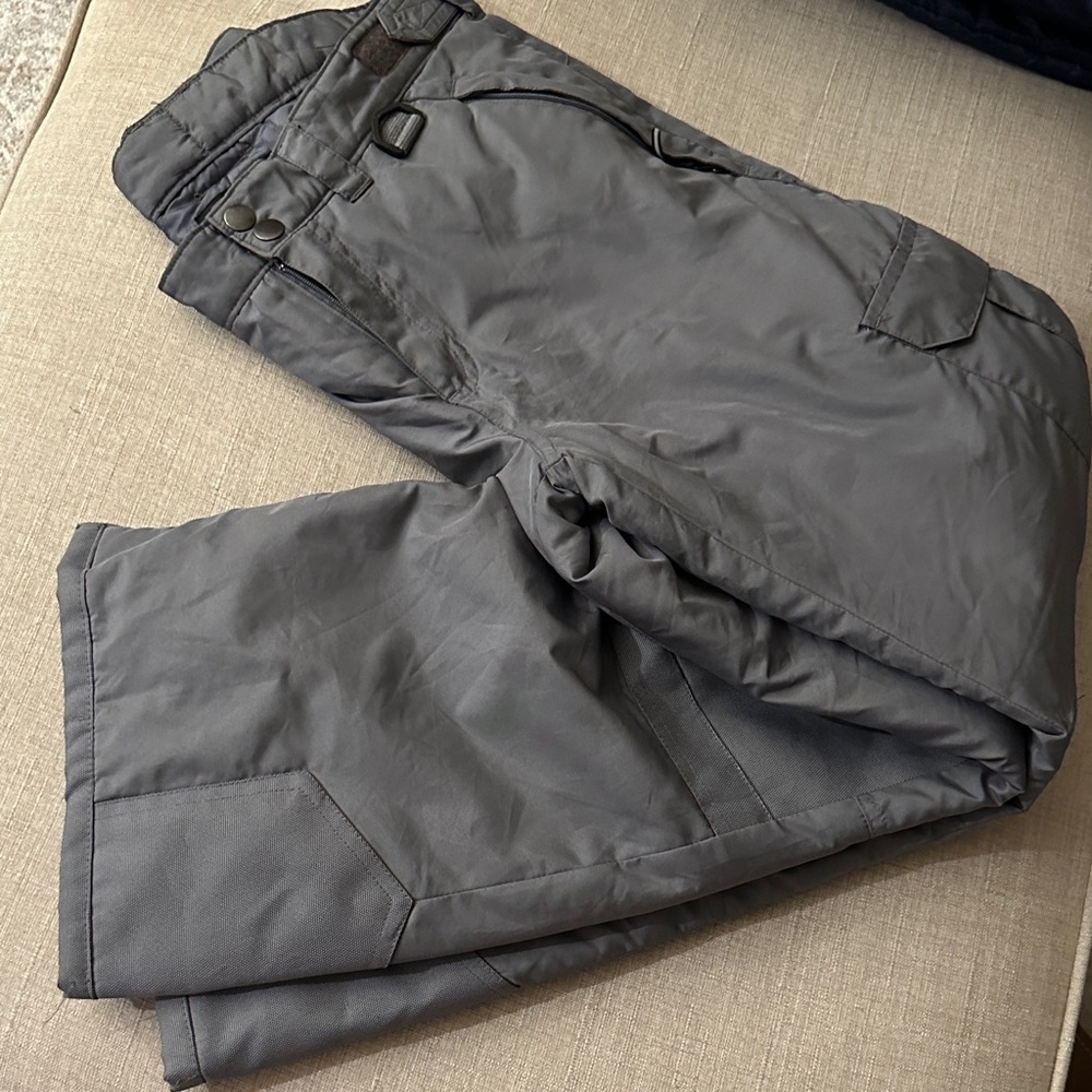 AQ/AQ Men's Cargo Pants in Charcoal, snow ready - Preloved